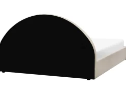 Seng med opbevaring CHADENET Boucle Cremehvid 180 x 200 cm