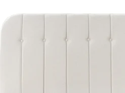 Seng med opbevaring CHALLANS Cremehvid 180 x 200 cm