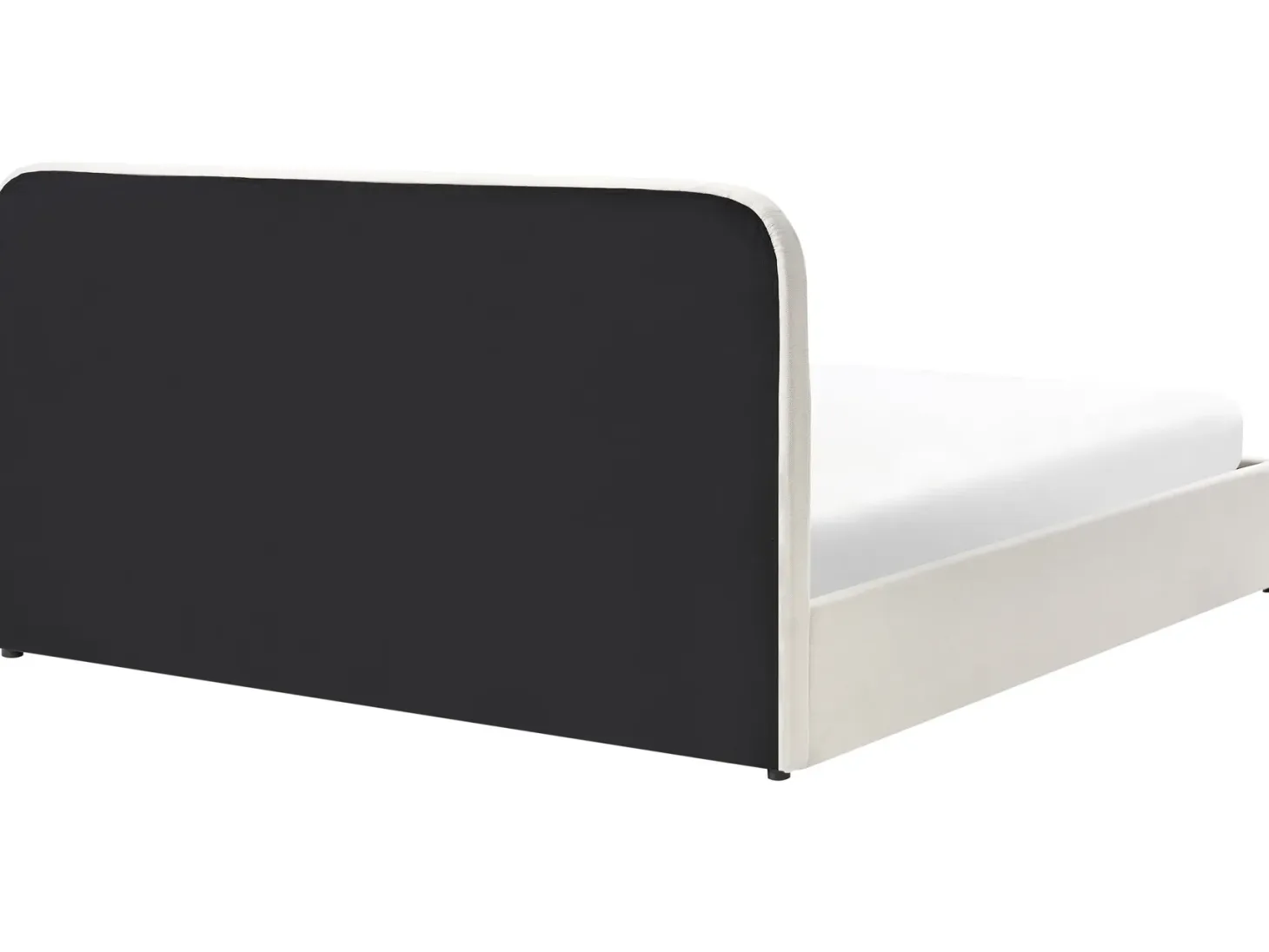Seng med opbevaring CHALLANS Cremehvid 180 x 200 cm
