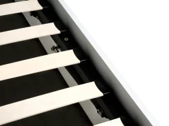 Seng med opbevaring CLARBEC Fyretræ Hvid 180 x 200 cm