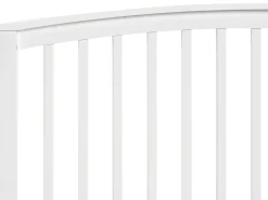 Seng med opbevaring CLARBEC Fyretræ Hvid 180 x 200 cm