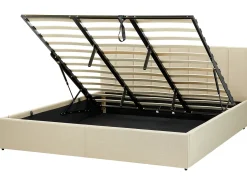 Seng med opbevaring DREUX Beige 180 x 200 cm