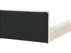 Seng med opbevaring DREUX Velour Lys Beige 180 x 200 cm