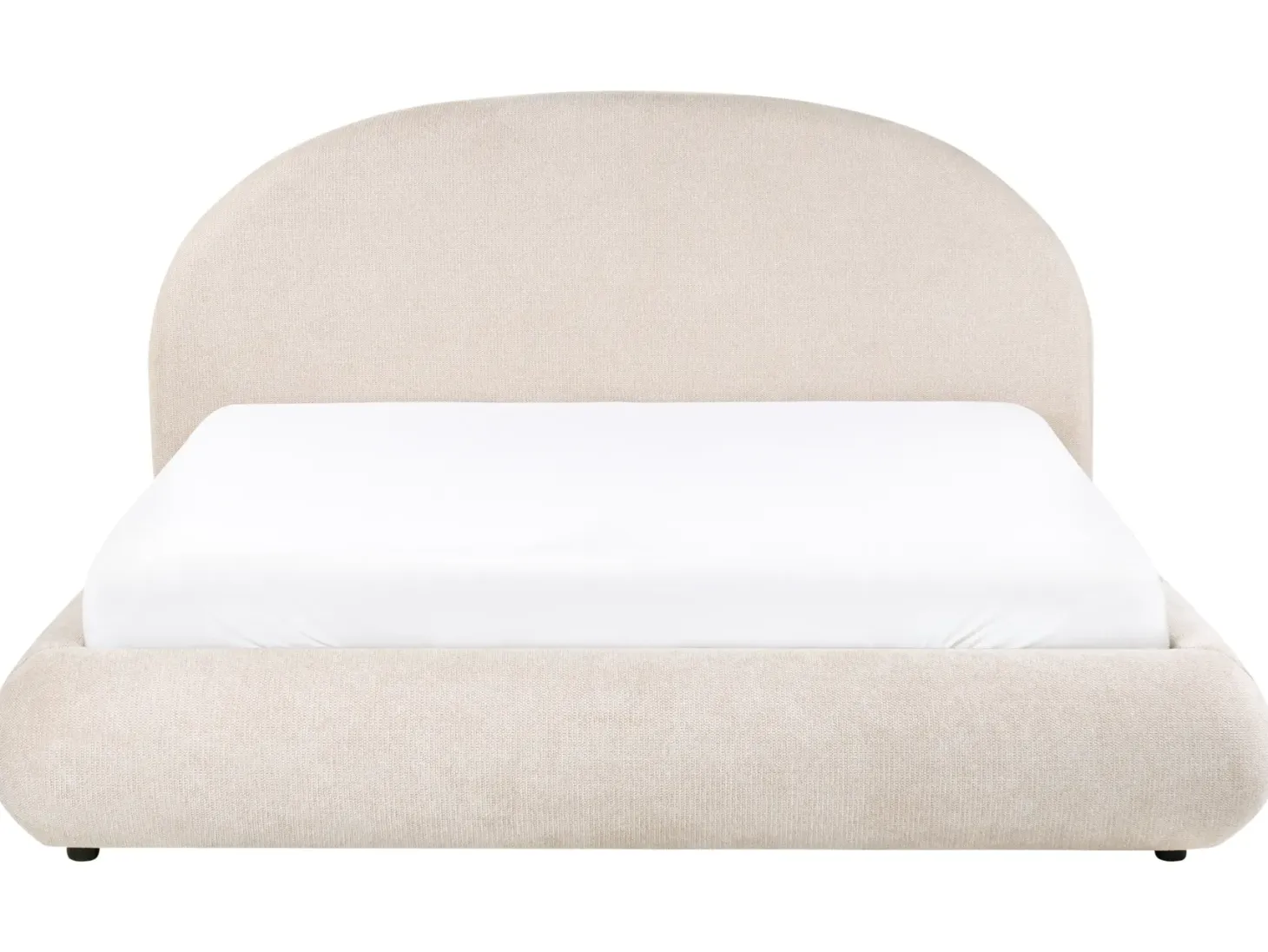 Seng med opbevaring GRASSE Lys Beige 180 x 200 cm