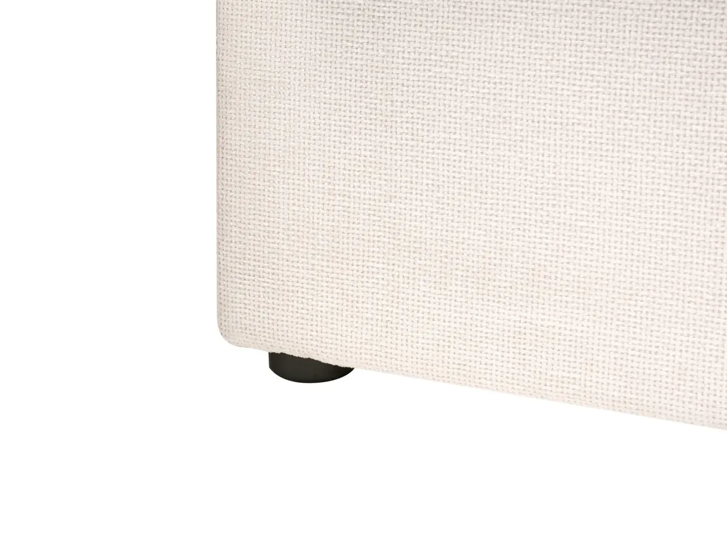 Seng med opbevaring LAGARDE Cremehvid 160 x 200 cm