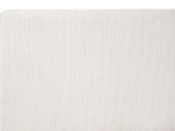 Seng med opbevaring LILLEBONNE Fløjl Lys Beige 160 x 200 cm