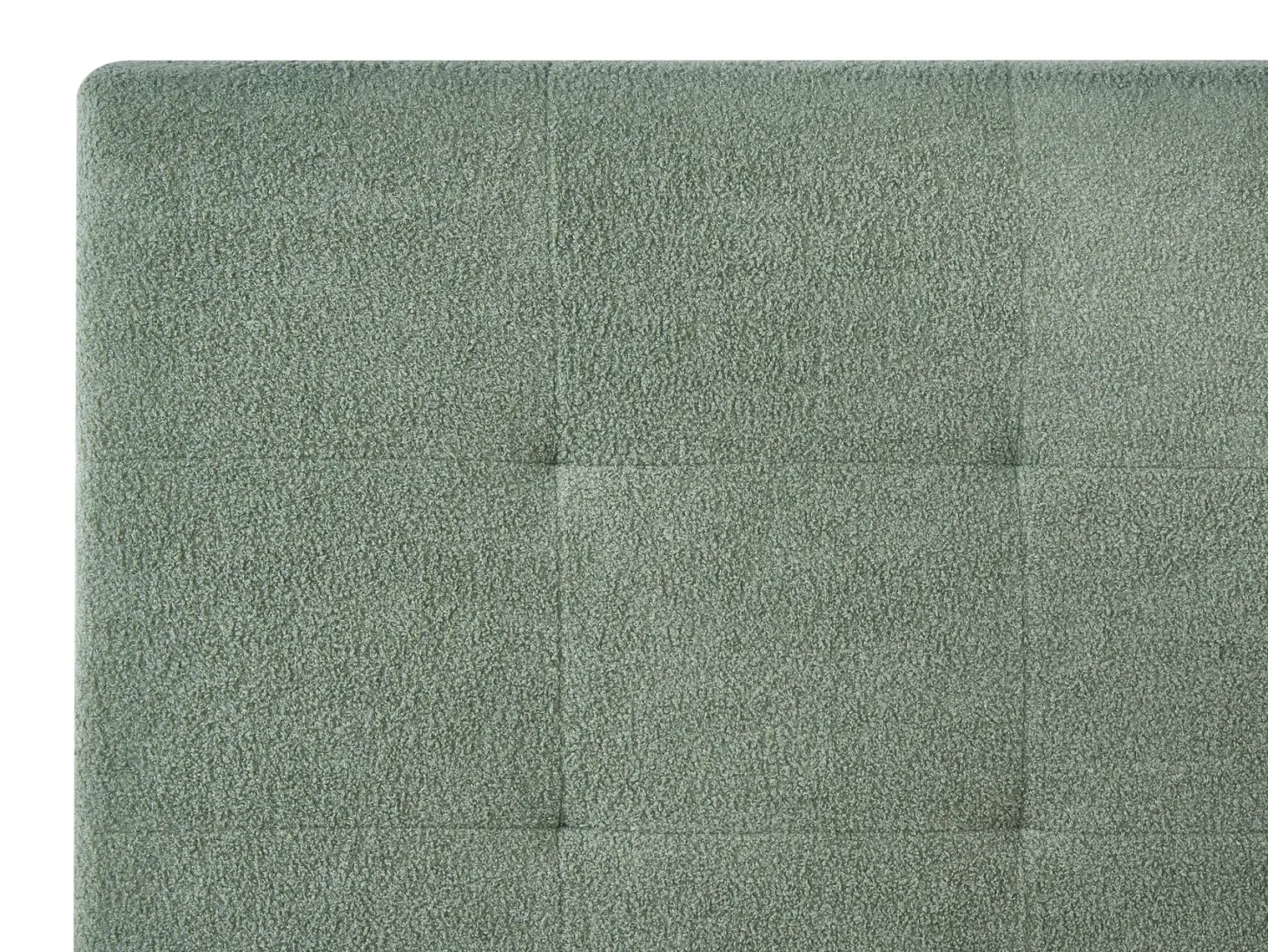 Seng med opbevaring LORIENT Boucle Grøn 140 x 200 cm