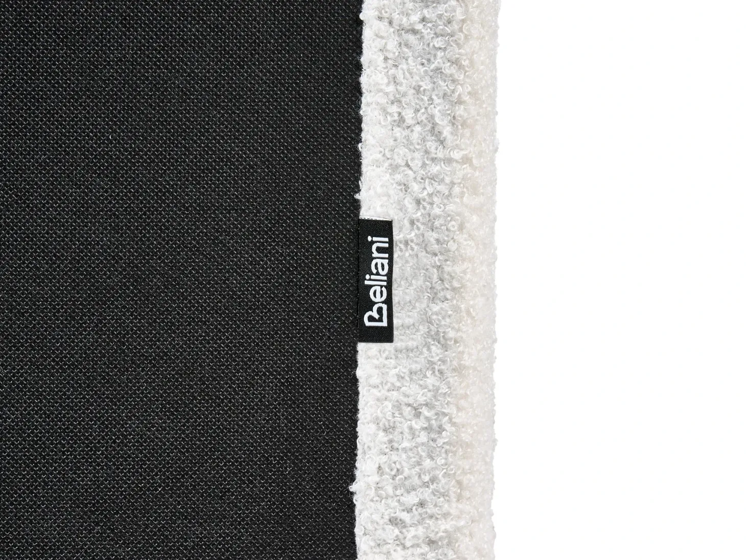 Seng med opbevaring LORIENT Boucle Cremehvid 180 x 200 cm