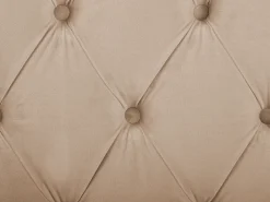 Seng med opbevaring LUBBON Velour Beige 160 x 200 cm