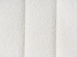 Seng med opbevaring LUNAN Boucle Hvid 180 x 200 cm