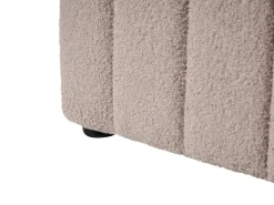 Seng med opbevaring LUNAN Boucle Beige 180 x 200 cm