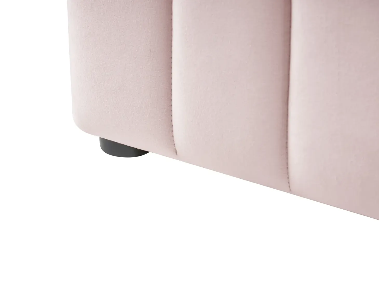 Seng med opbevaring LUNAN Pastellrosa 180 x 200 cm
