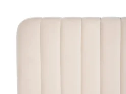 Seng med opbevaring LUNAN Velour Beige 180 x 200 cm