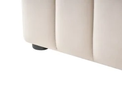 Seng med opbevaring LUNAN Velour Beige 180 x 200 cm