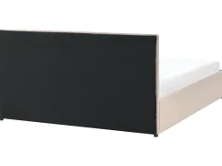 Seng med opbevaring MASSOGNES Boucle Beige 160 x 200 cm
