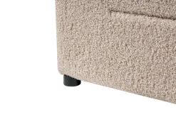 Seng med opbevaring MASSOGNES Boucle Beige 160 x 200 cm