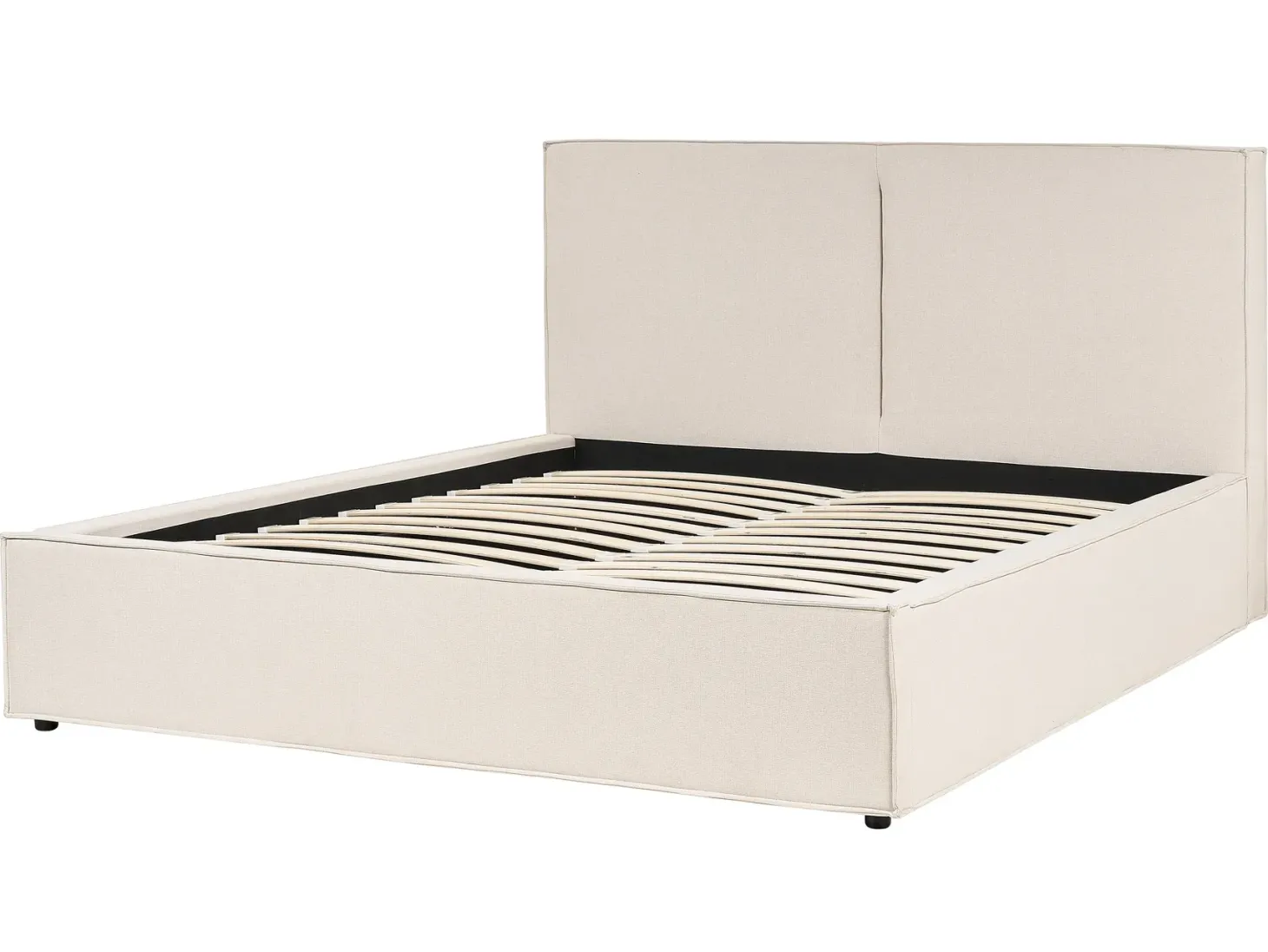 Seng med opbevaring MOISSAC Beige 160 x 200 cm