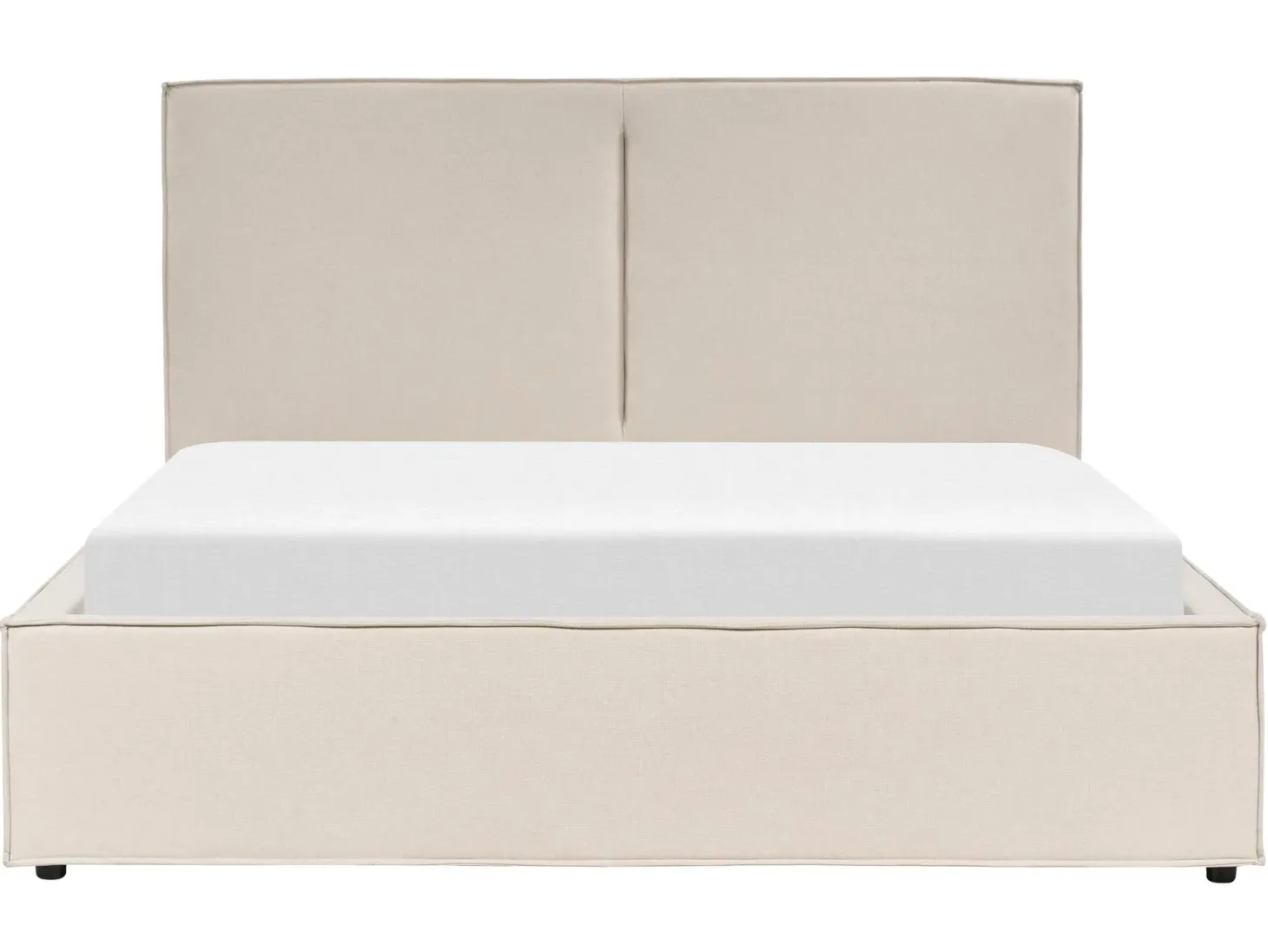 Seng med opbevaring MOISSAC Beige 160 x 200 cm