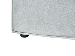 Seng med opbevaring MOISSAC Chenille Himmelblå 180 x 200 cm