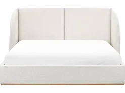 Seng med opbevaring MONESTIER Cremehvid 180 x 200 cm