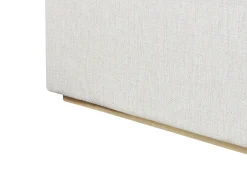 Seng med opbevaring MONESTIER Cremehvid 180 x 200 cm