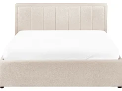 Seng med opbevaring MONTLAUR Boucle Beige 140 x 200 cm