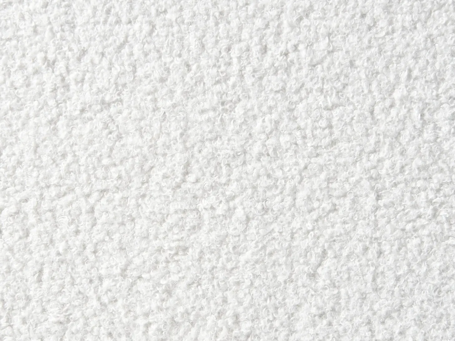 Seng med opbevaring MONTLAUR Boucle Hvid 140 x 200 cm