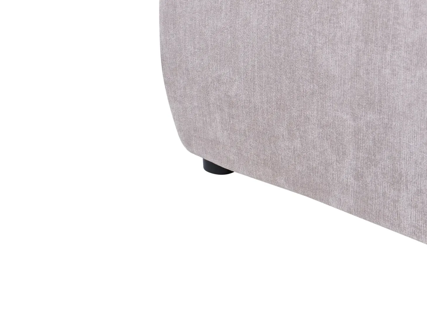 Seng med opbevaring MOUZON Chenille Brungrå 180 x 200 cm