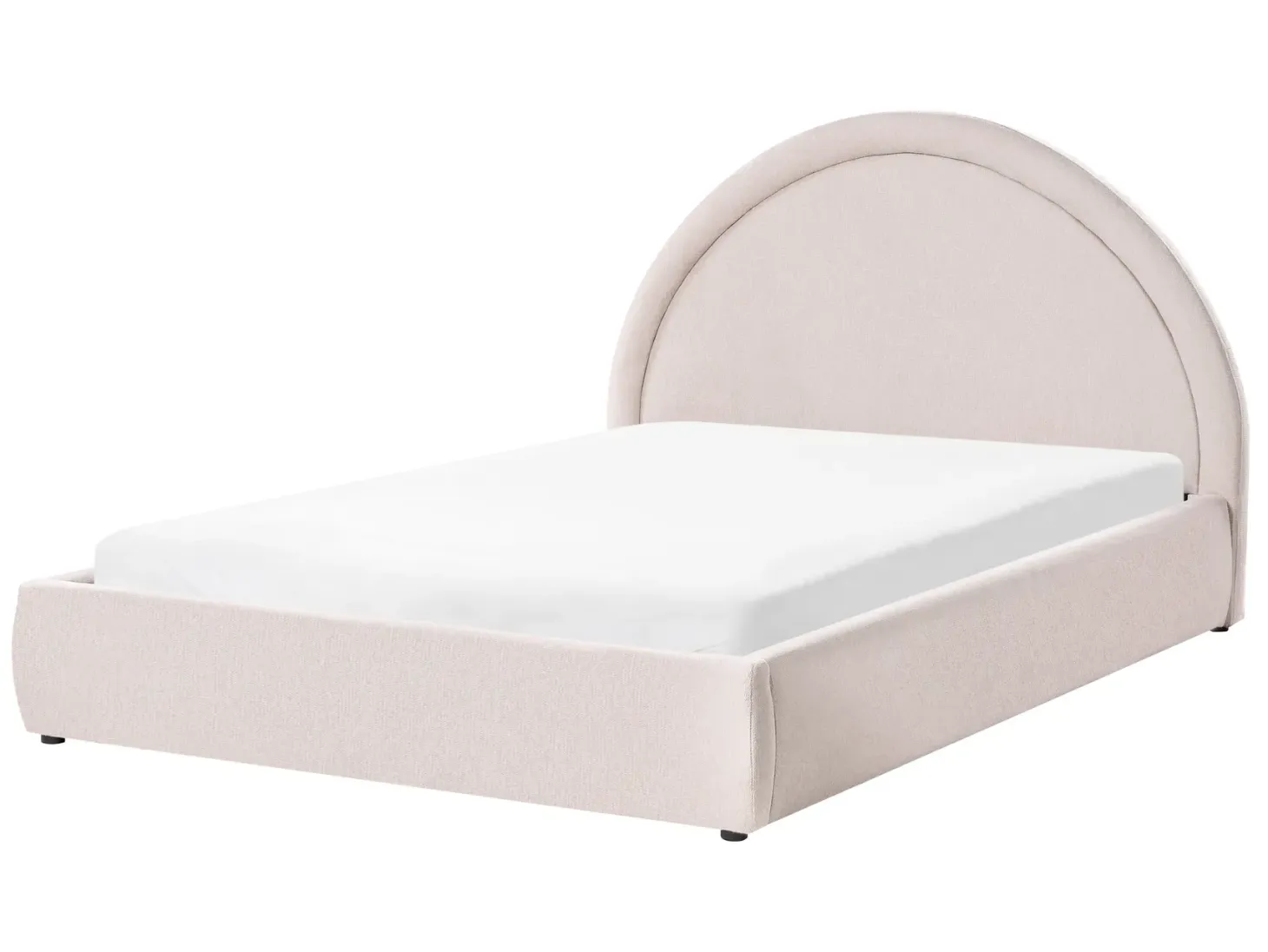 Seng med opbevaring MOUZON Lys Beige 140 x 200 cm