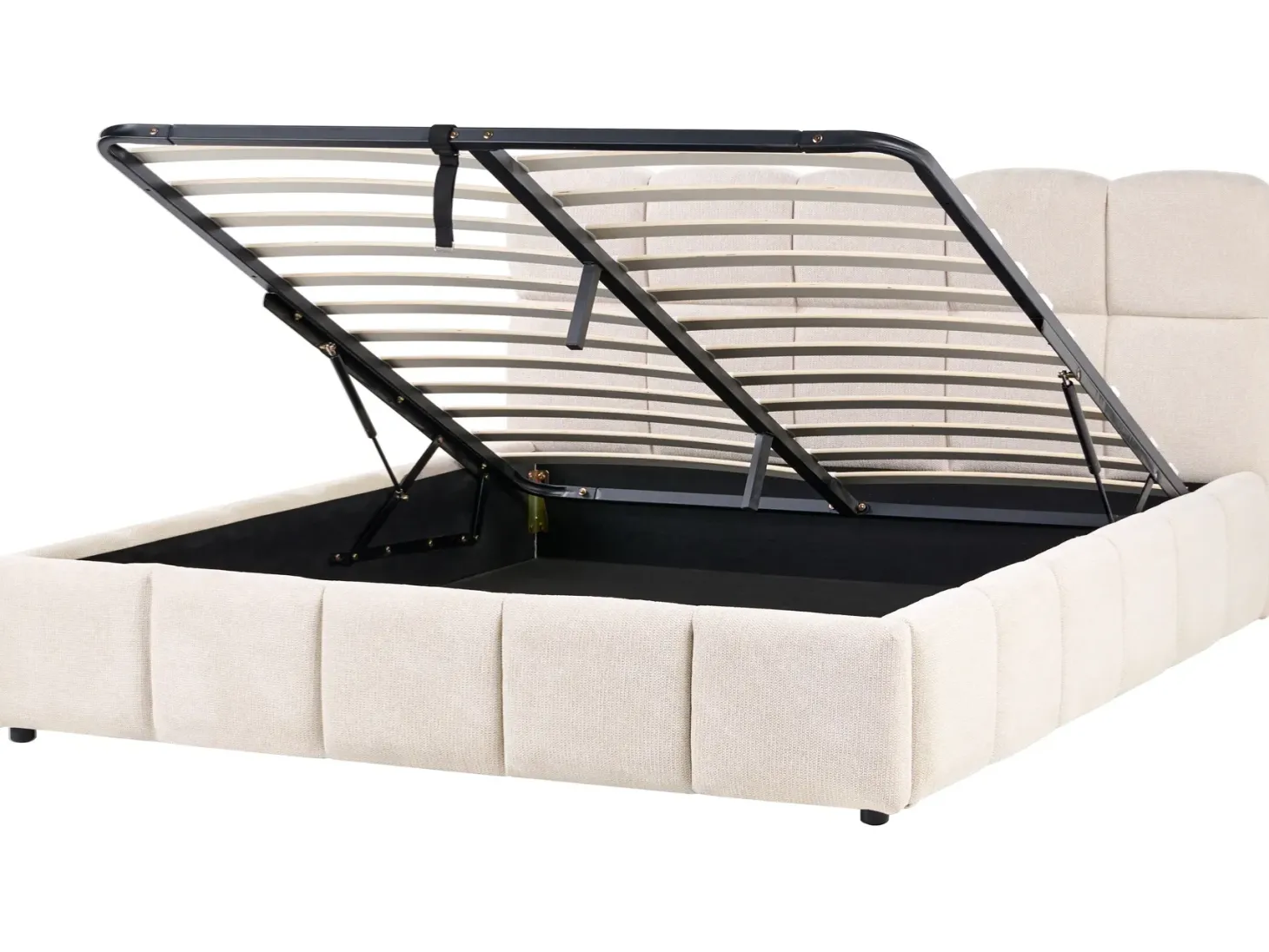 Seng med opbevaring NOYON Lys Beige 180 x 200 cm