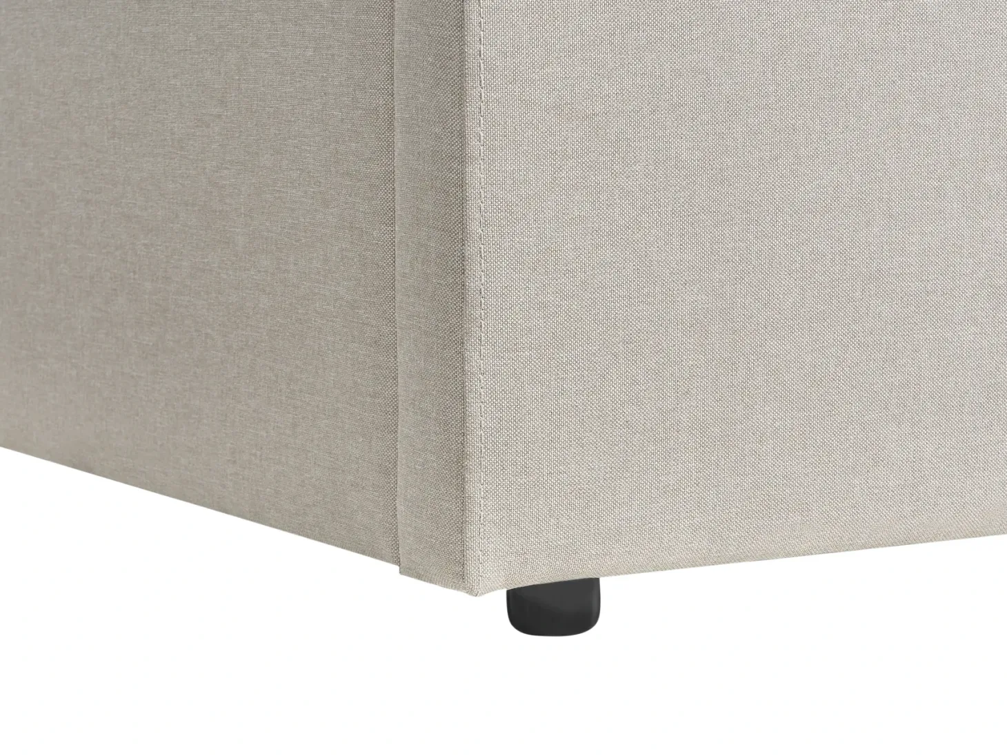 Seng med opbevaring og LED-lys ARMELLE Beige 180 x 200 cm