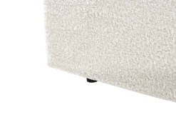 Seng med opbevaring ORBEY Boucle Cremehvid 180 x 200 cm