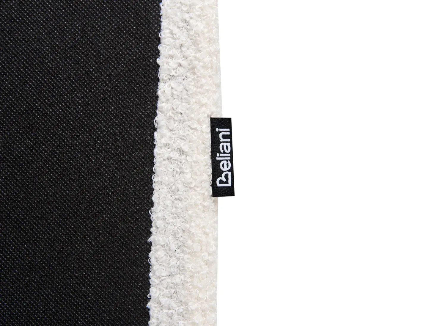 Seng med opbevaring ORBEY Boucle Cremehvid 180 x 200 cm