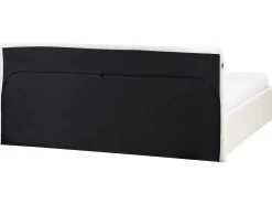 Seng med opbevaring ORBEY Boucle Cremehvid 180 x 200 cm