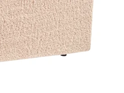 Seng med opbevaring ORBEY Boucle Beige 180 x 200 cm