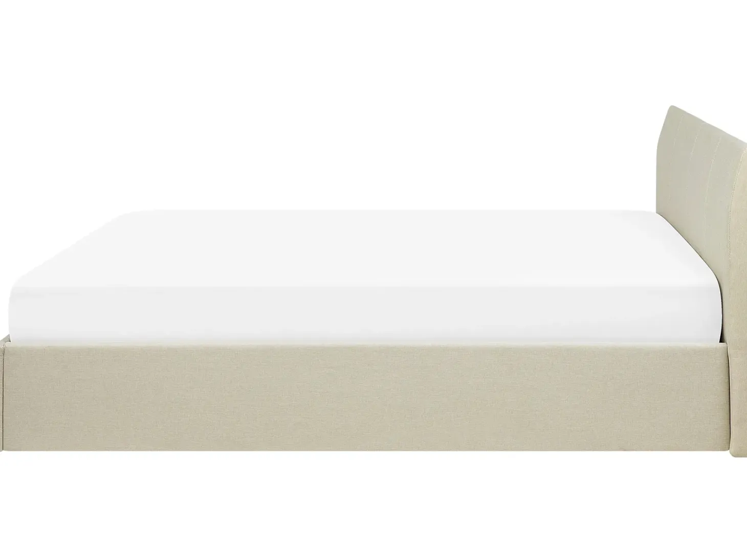 Seng med opbevaring ORBEY Lys Beige 180 x 200 cm
