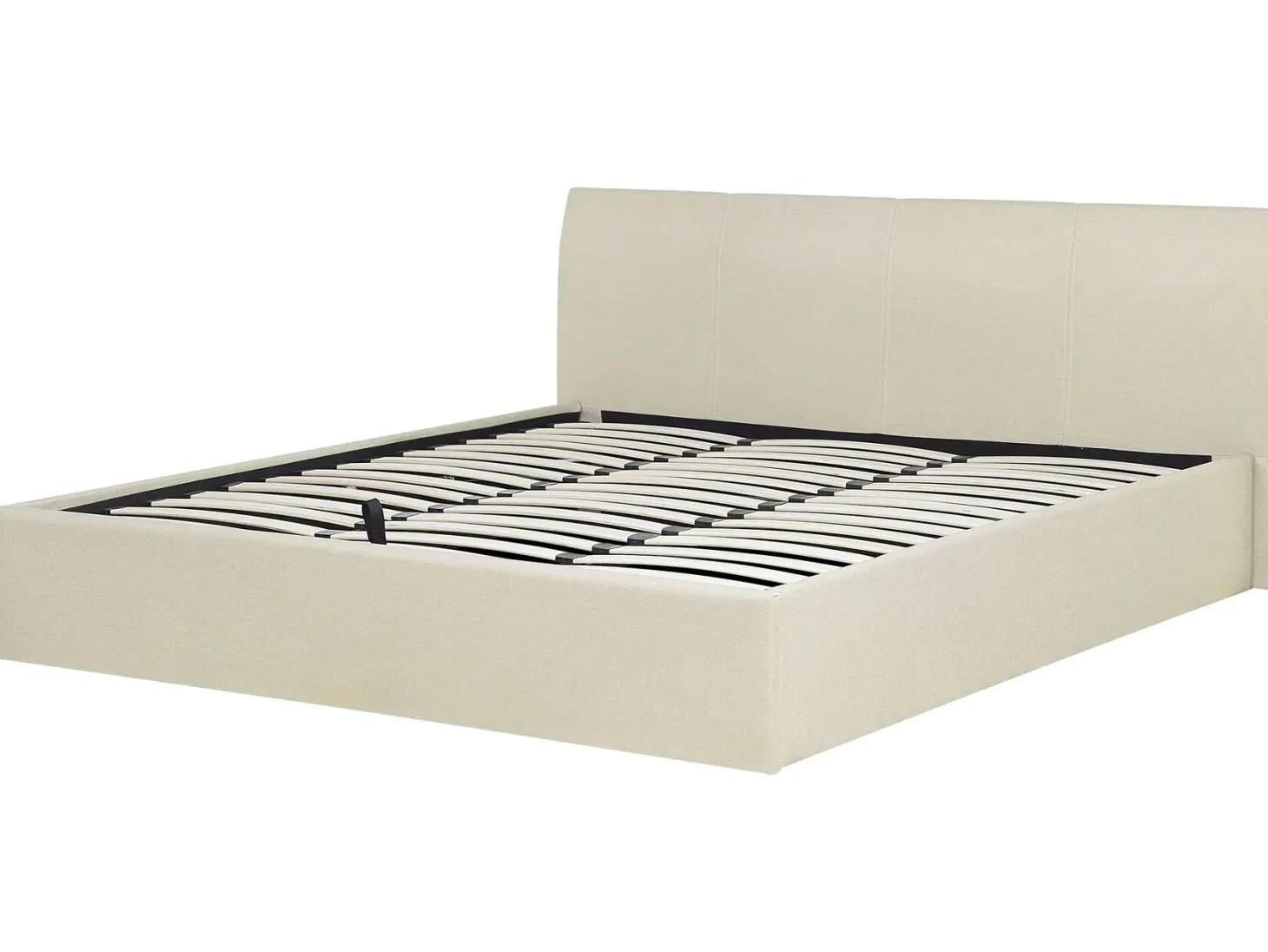 Seng med opbevaring ORBEY Lys Beige 180 x 200 cm