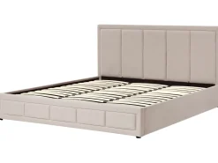 Seng med opbevaring QUIBERON Beige 180 x 200 cm