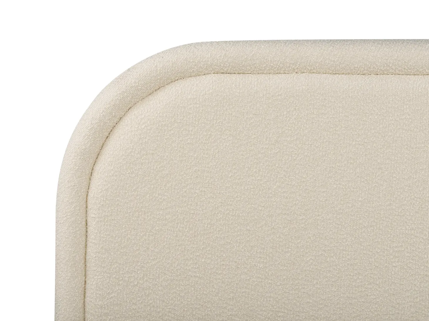 Seng med opbevaring QUILLIEN Boucle Lys Beige 180 x 200 cm