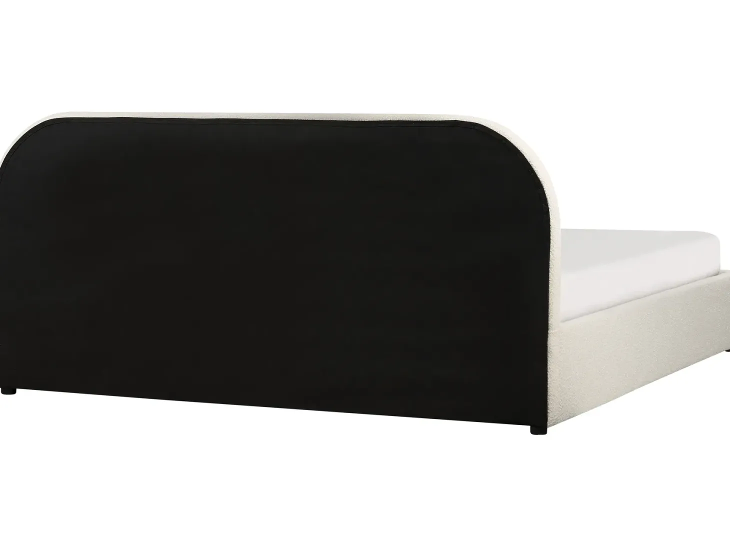 Seng med opbevaring QUILLIEN Boucle Lys Beige 180 x 200 cm