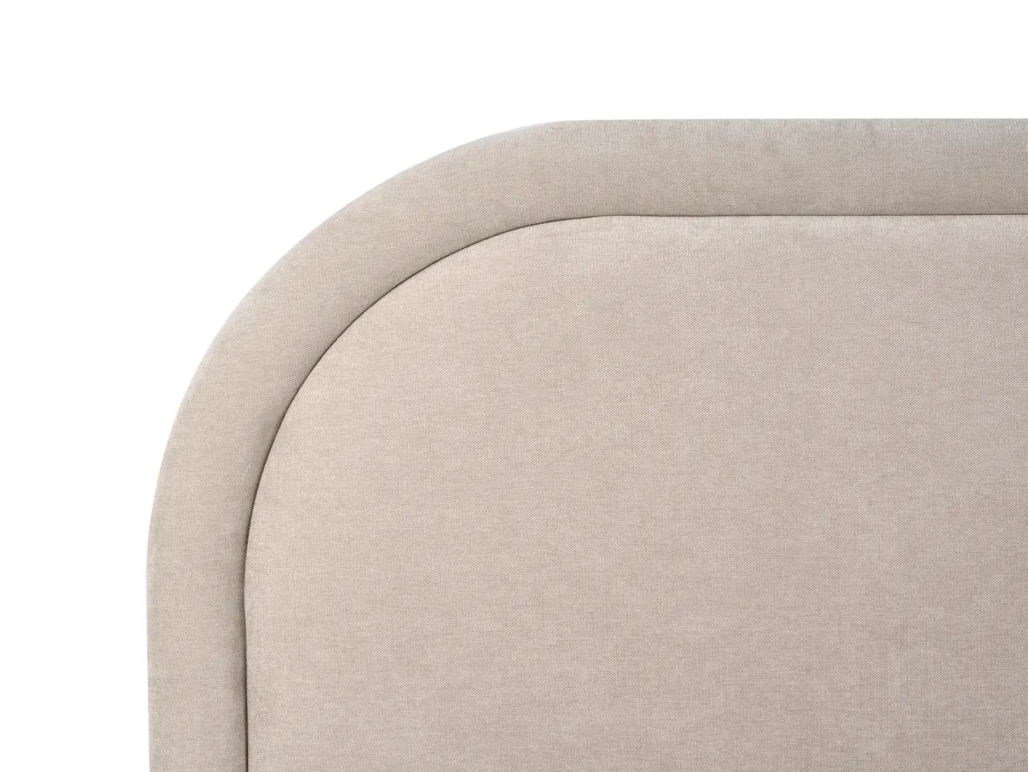Seng med opbevaring QUILLIEN Chenille Lys Beige 180 x 200 cm