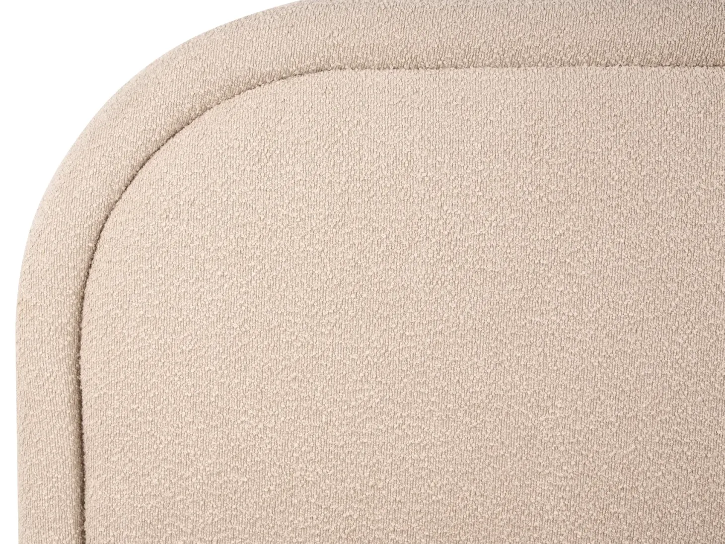 Seng med opbevaring QUILLIEN Boucle Beige 180 x 200 cm
