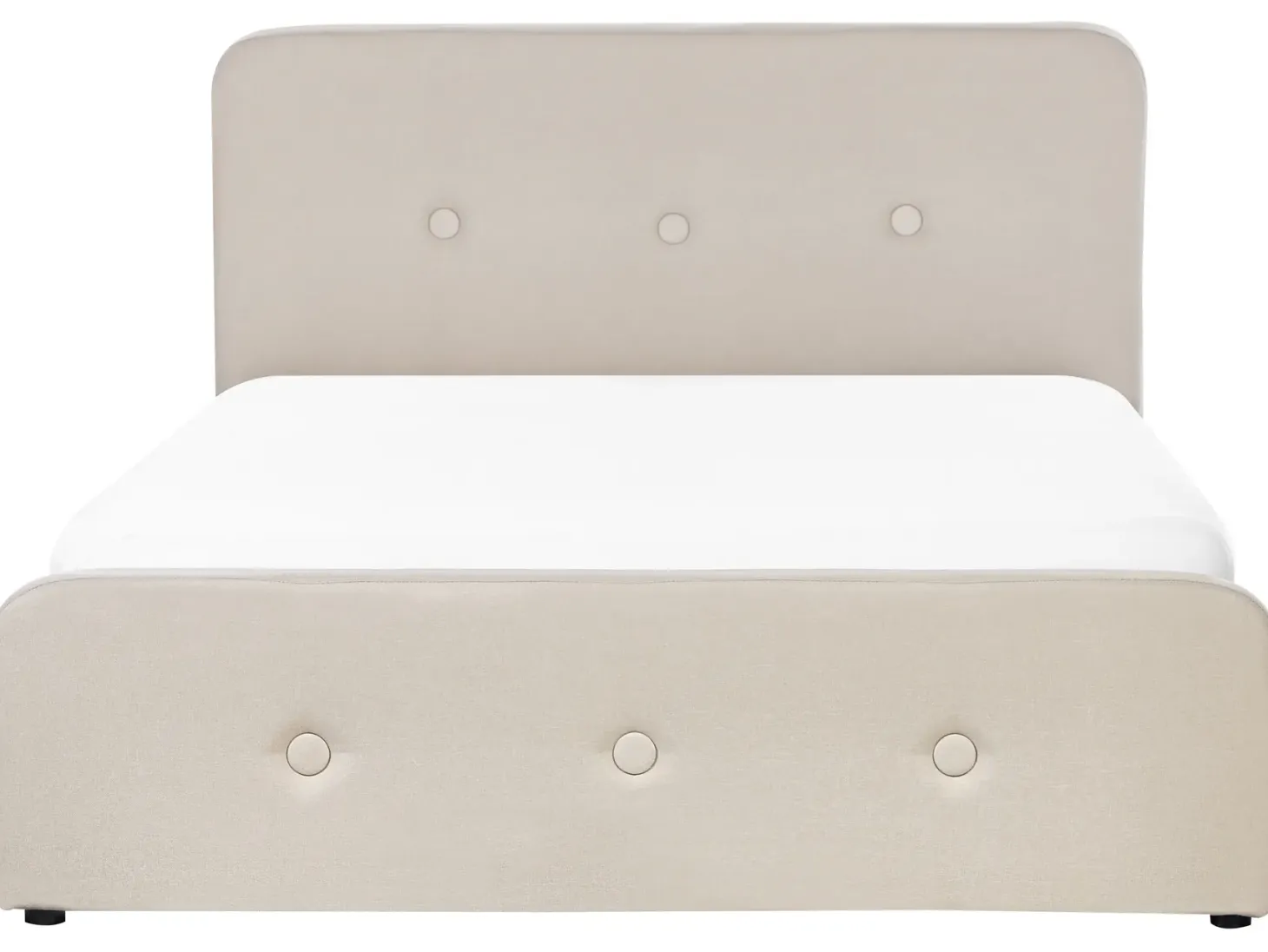 Seng med opbevaring RENNES Beige 140 x 200 cm