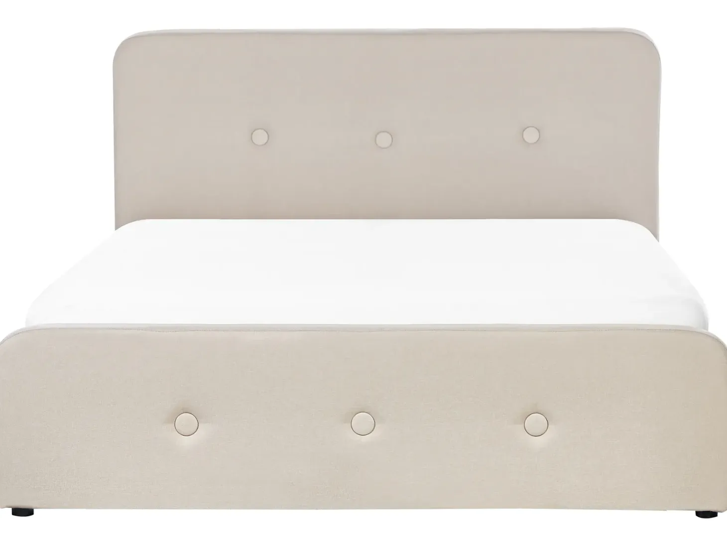 Seng med opbevaring RENNES Beige 160 x 200 cm