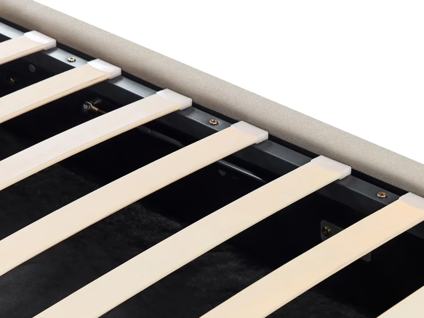 Seng med opbevaring RENNES Beige 160 x 200 cm