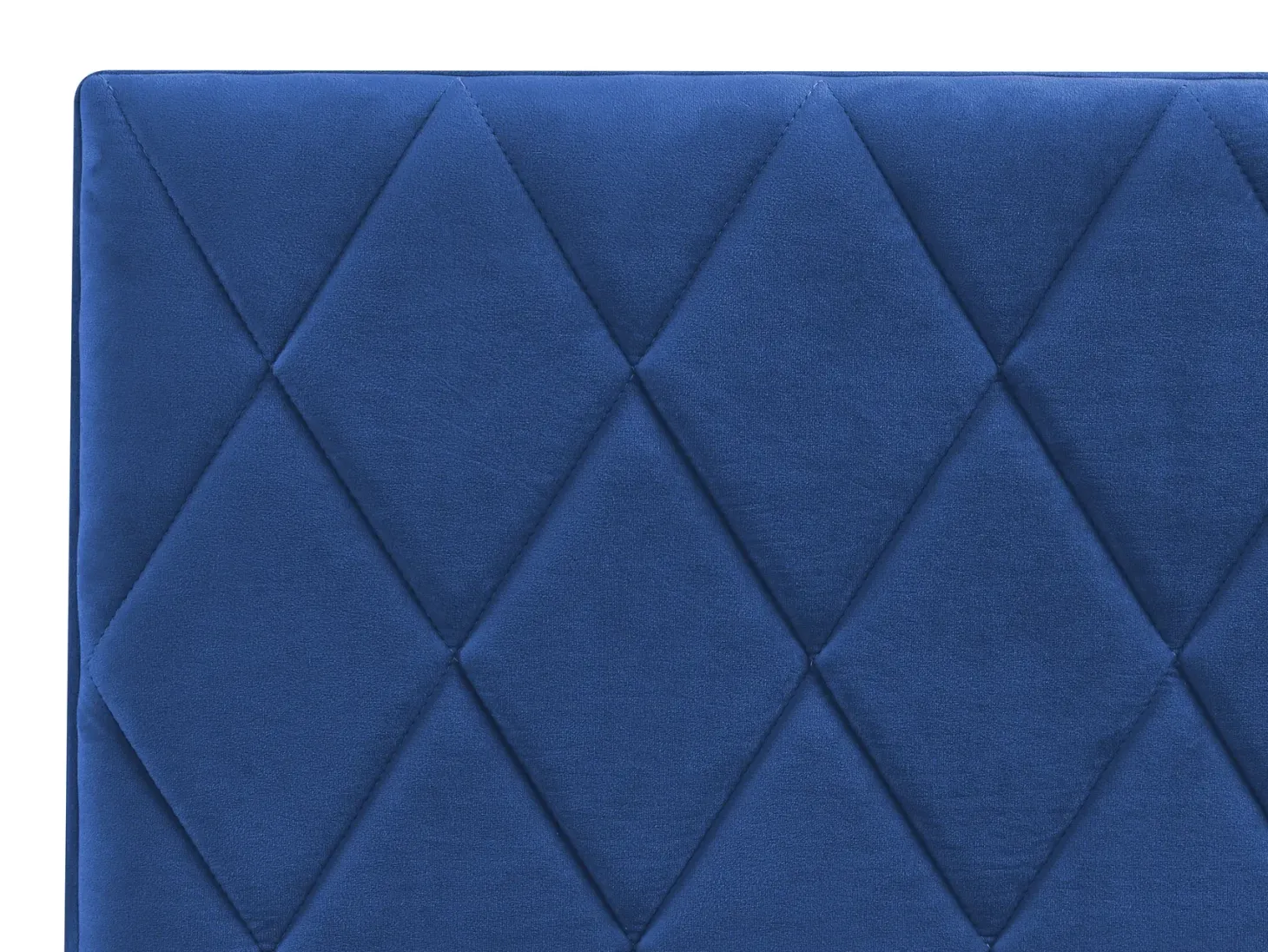 Seng med opbevaring ROCHEFORT Velour Navy Blå 180 x 200 cm