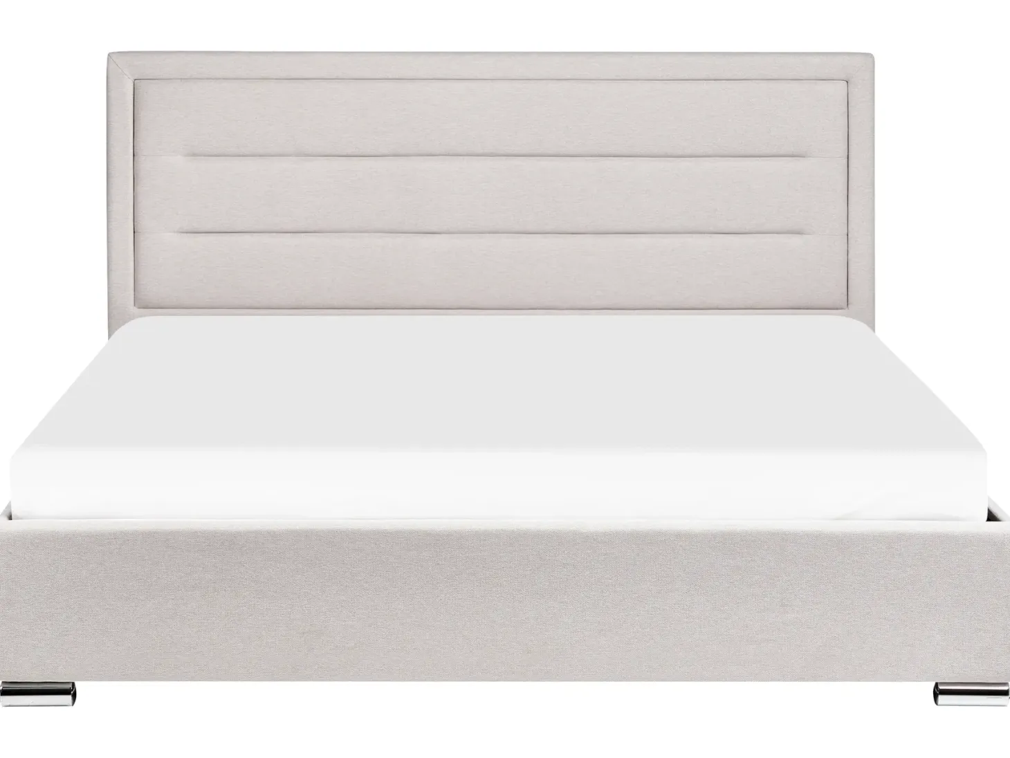 Seng med opbevaring ROUEN Lys Beige 180 x 200 cm