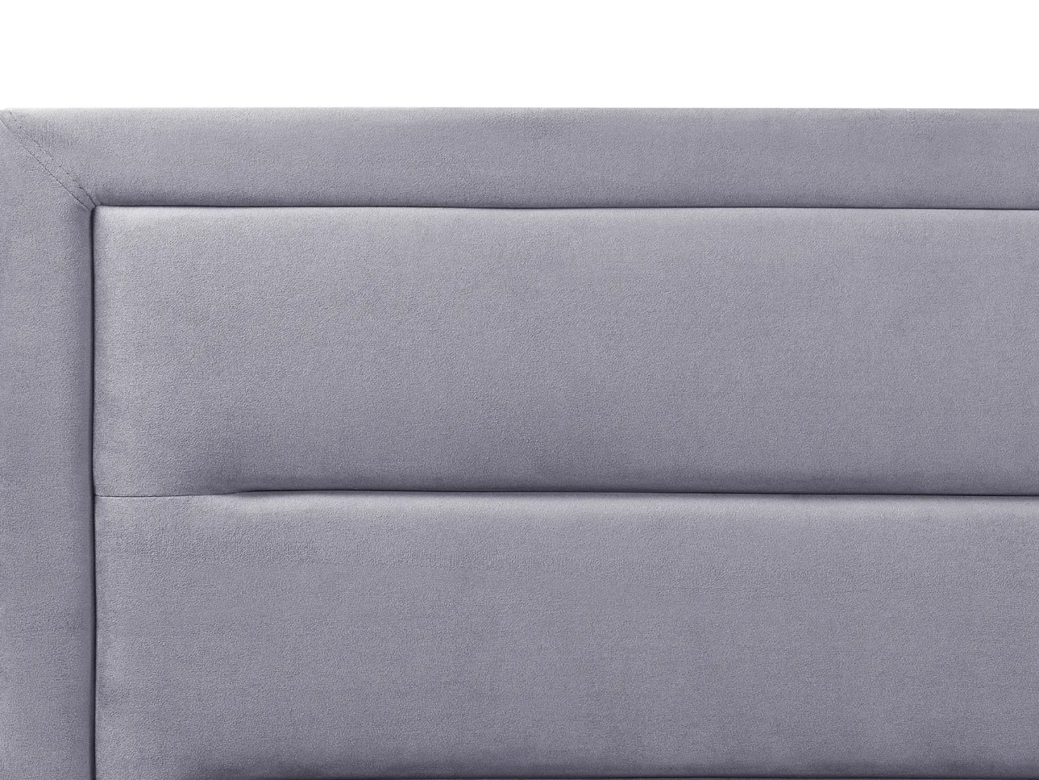 Seng med opbevaring ROUEN Velour Mørkegrå 180 x 200 cm