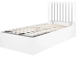 Seng med opbevaring ROUVILLERS Hvid 90 x 200 cm