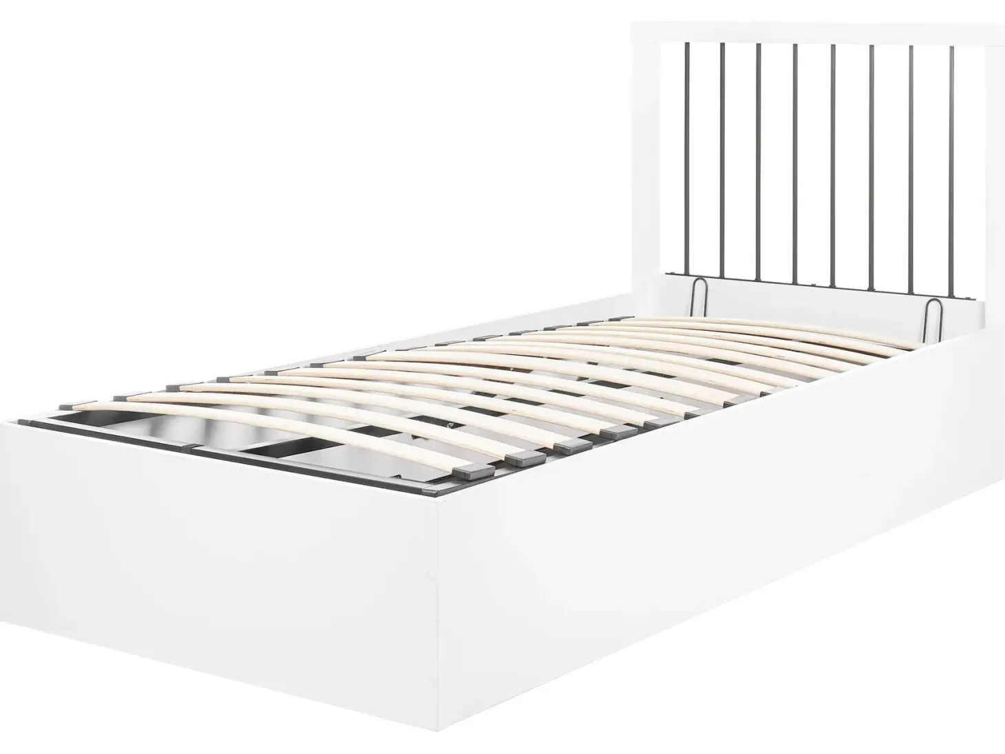 Seng med opbevaring ROUVILLERS Hvid 90 x 200 cm